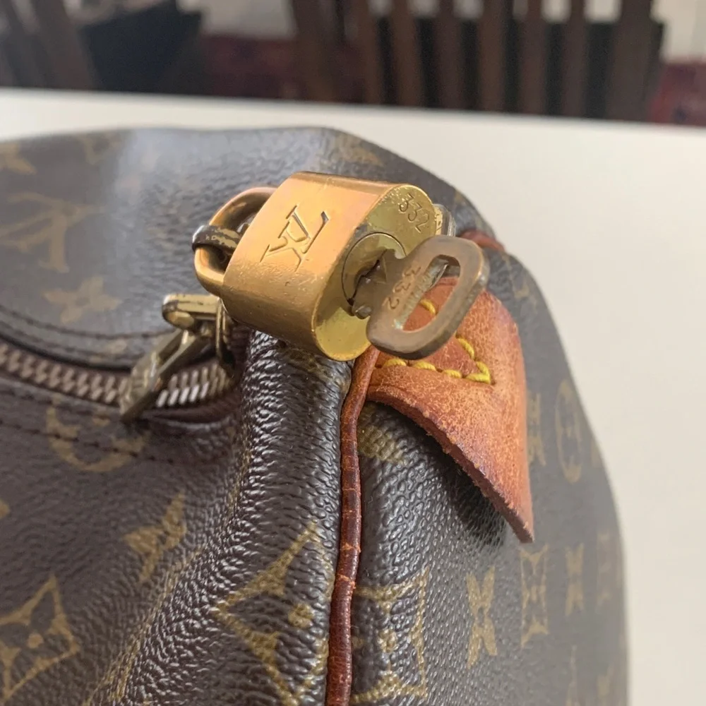 Louis Vuitton Luxury Brown Monogram Travel Bag